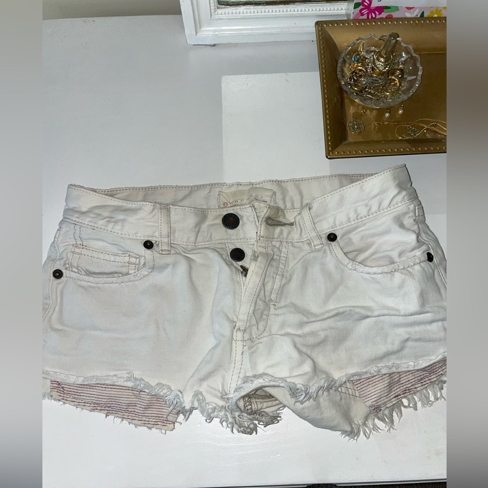 Free people jean shorts